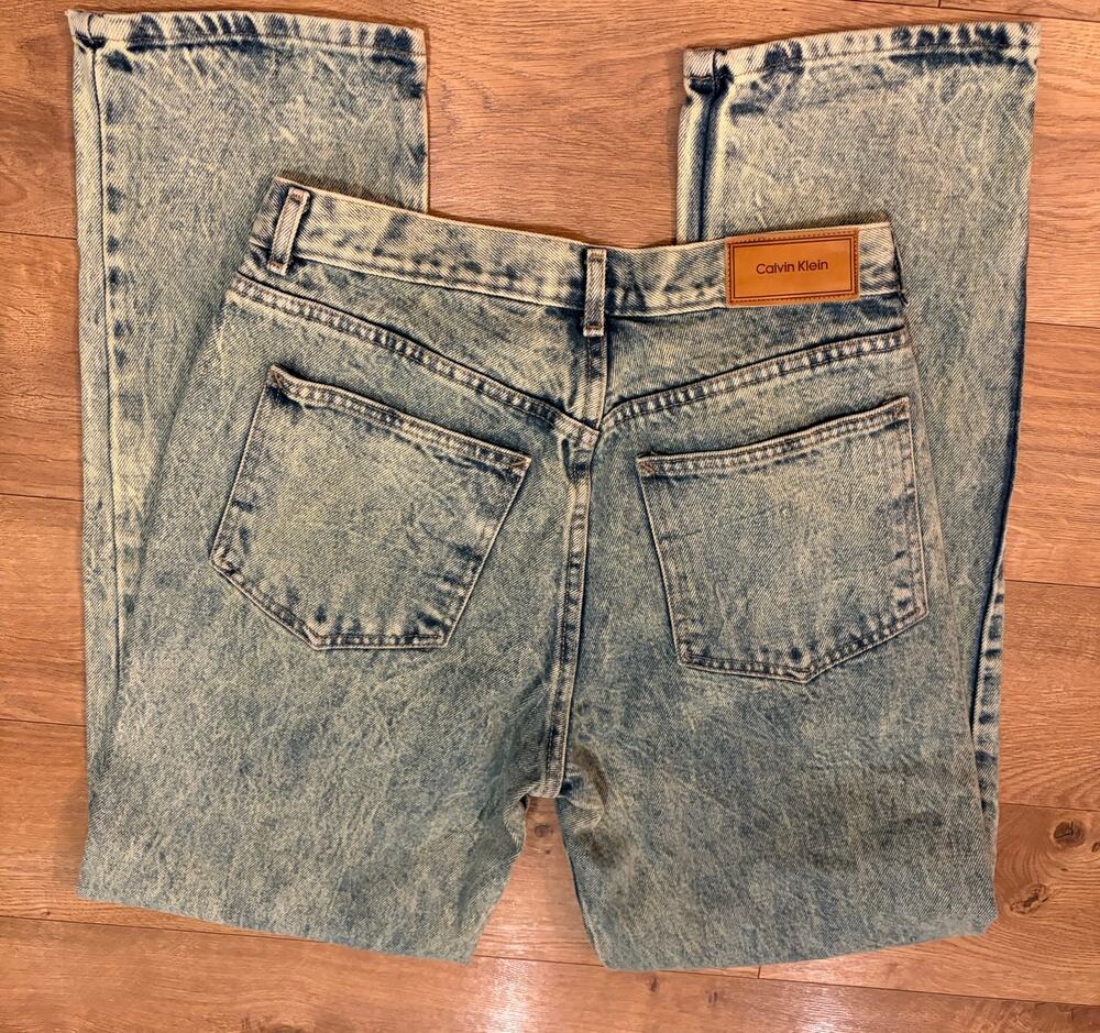 Vintage Calvin Klein Sport Acid Wash Jeans Size 10 Made USA 100% Cotton